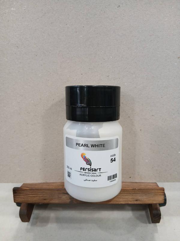 اکریلیک 250 میل پرسیس آرت/ Iridescent white