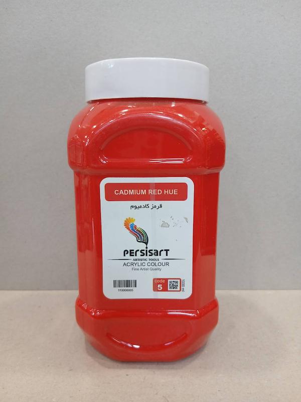 اکریلیک 1 لیتر پرسیس آرت/ Cadmium red hue