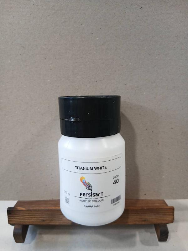 اکریلیک 250 میل پرسیس آرت/ Titanium white