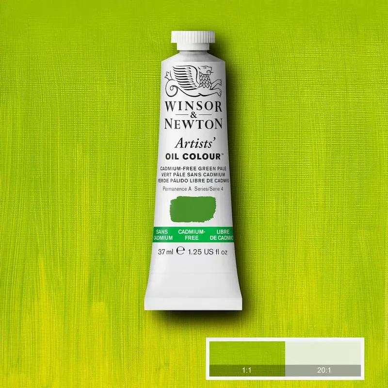 رنگ روغن آرتیست وینزور 897/ Cadmium-Free Green Pale  