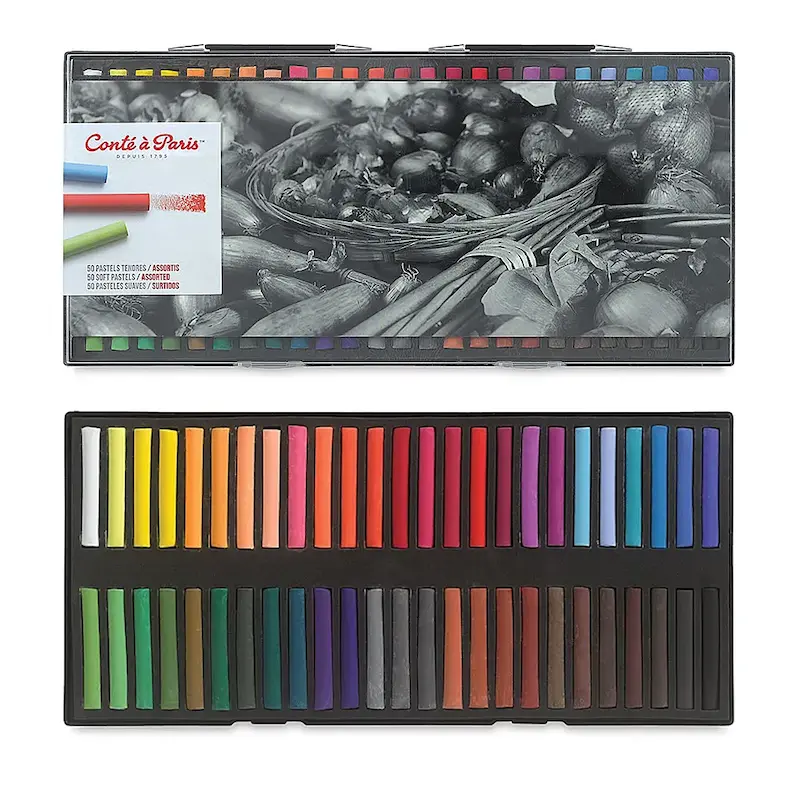 پاستل گچی 50 رنگ کنته پاریس 