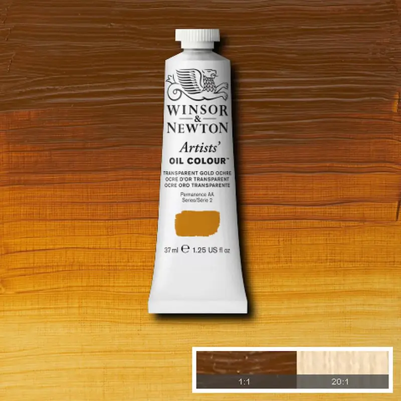 رنگ روغن آرتیست وینزور 646/ Transparent Gold Ochre  