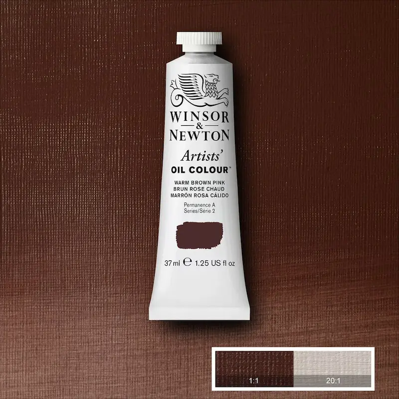 رنگ روغن آرتیست وینزور 413/ Warm Brown Pink  