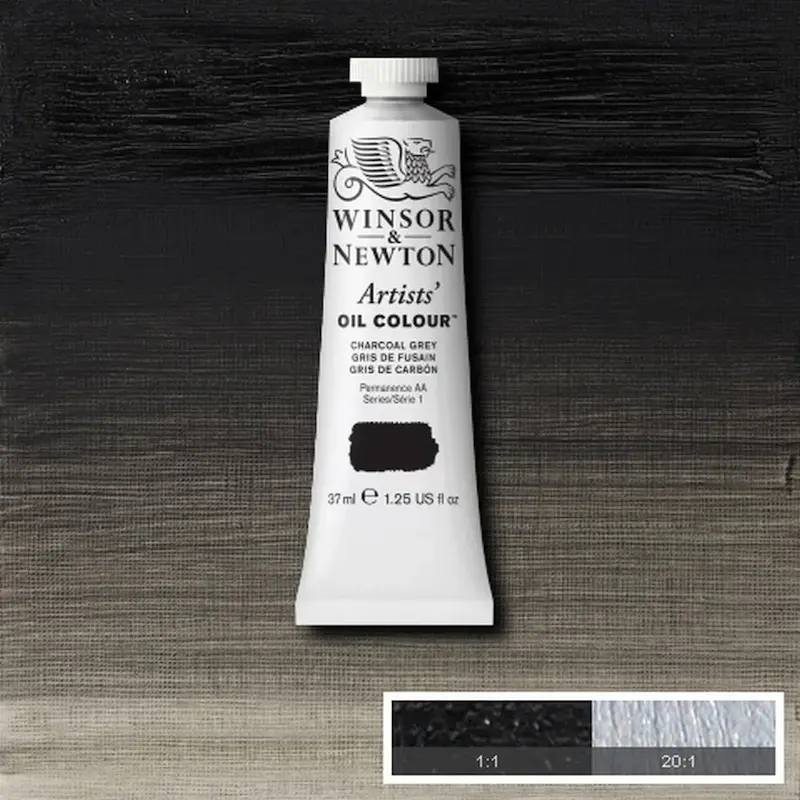 رنگ روغن آرتیست وینزور 142/ Charcoal Grey  