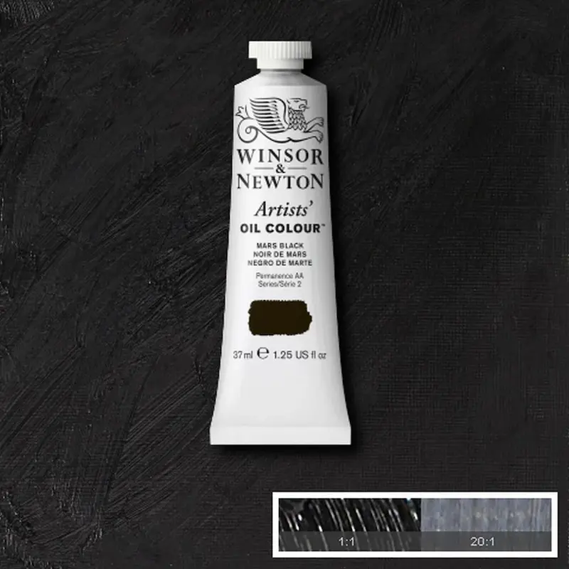 رنگ روغن آرتیست وینزور 386/ Mars Black  