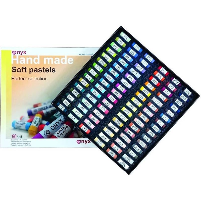 پاستل گچی 90 رنگ نیمه اونیکس