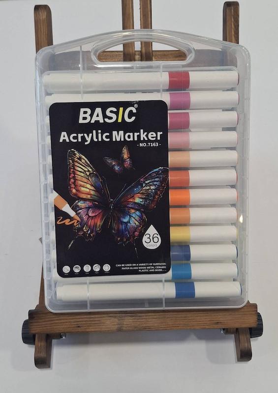 ست ماژیک اکریلیک 36 رنگ Basic