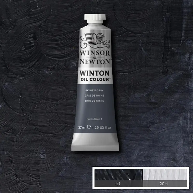 رنگ روغن 37 میل وینزور/ Payne’s Gray