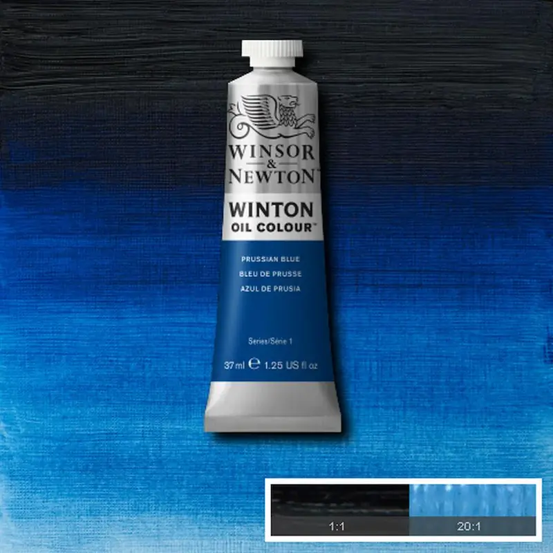 رنگ روغن 37 میل وینزور/ Prussian Blue