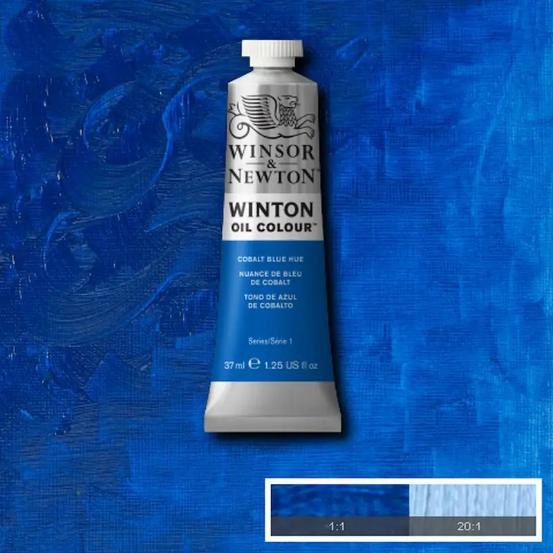 رنگ روغن 37 میل وینزور/ Cobalt Blue Hue