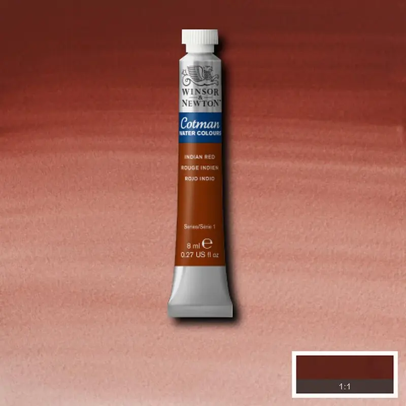 آبرنگ تیوپی کاتمن وینزور/ Indian Red