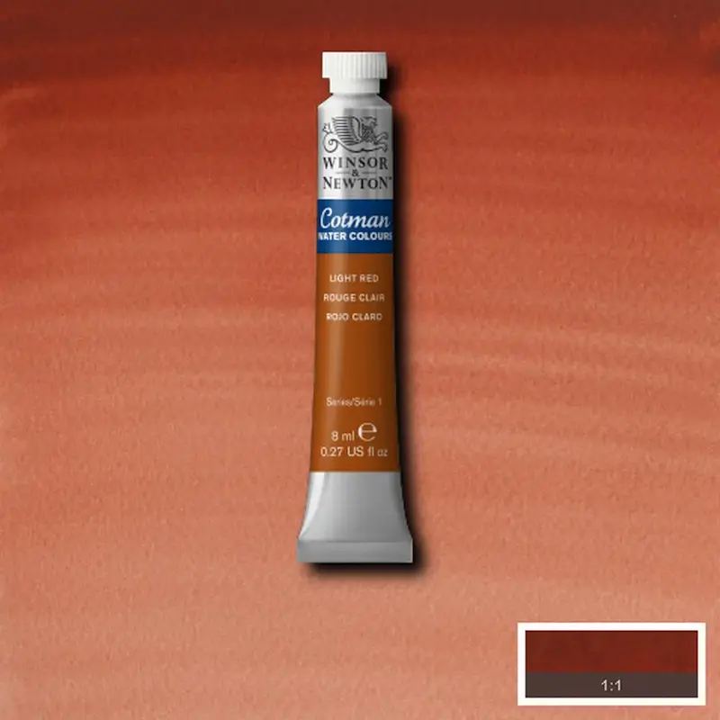 آبرنگ تیوپی کاتمن وینزور/ Light Red