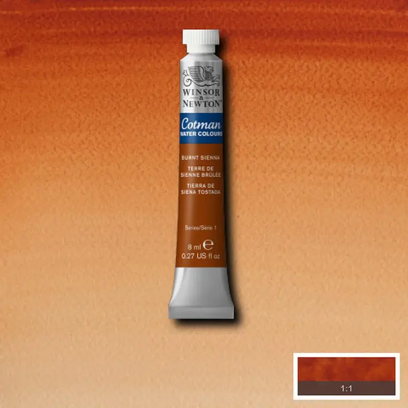 آبرنگ تیوپی کاتمن وینزور/ Burnt Sienna