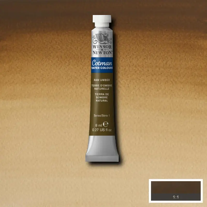 آبرنگ تیوپی کاتمن وینزور/ Raw Umber