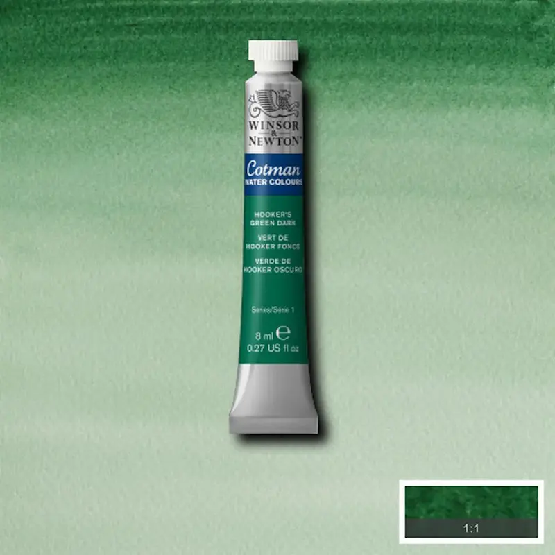 آبرنگ تیوپی کاتمن وینزور/ Hooker's Green Dark