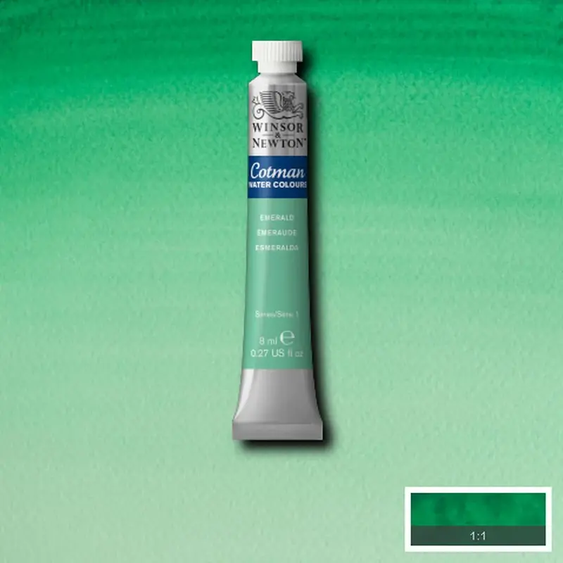 آبرنگ تیوپی کاتمن وینزور/ Emerald
