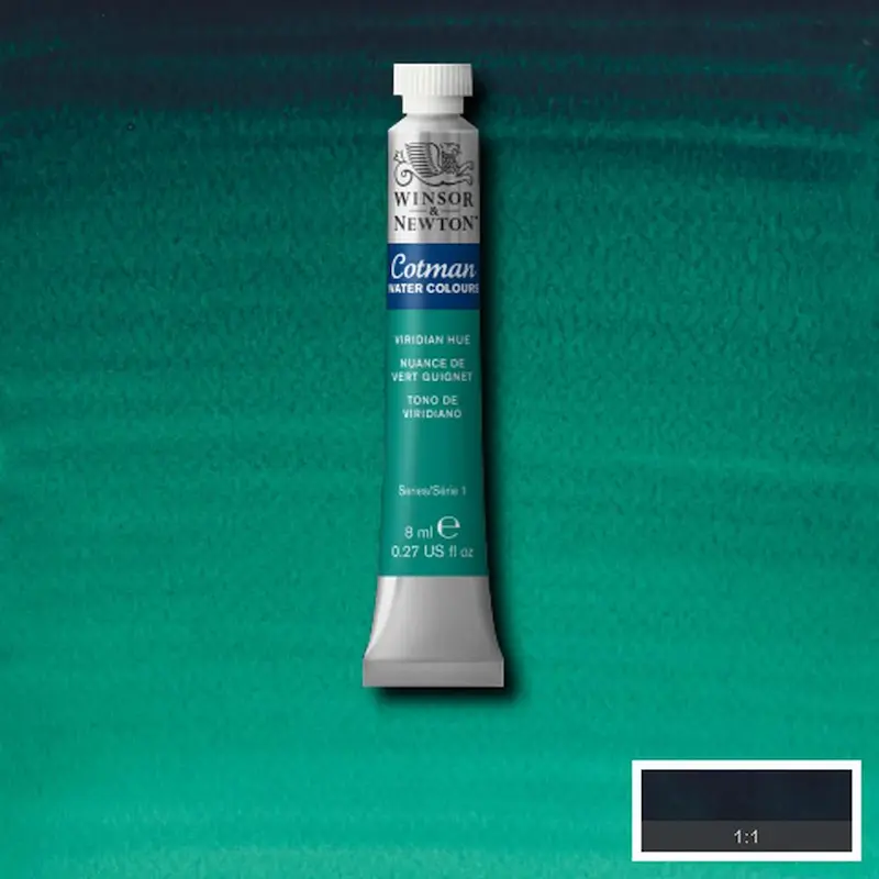 آبرنگ تیوپی کاتمن وینزور/ Viridian Hue