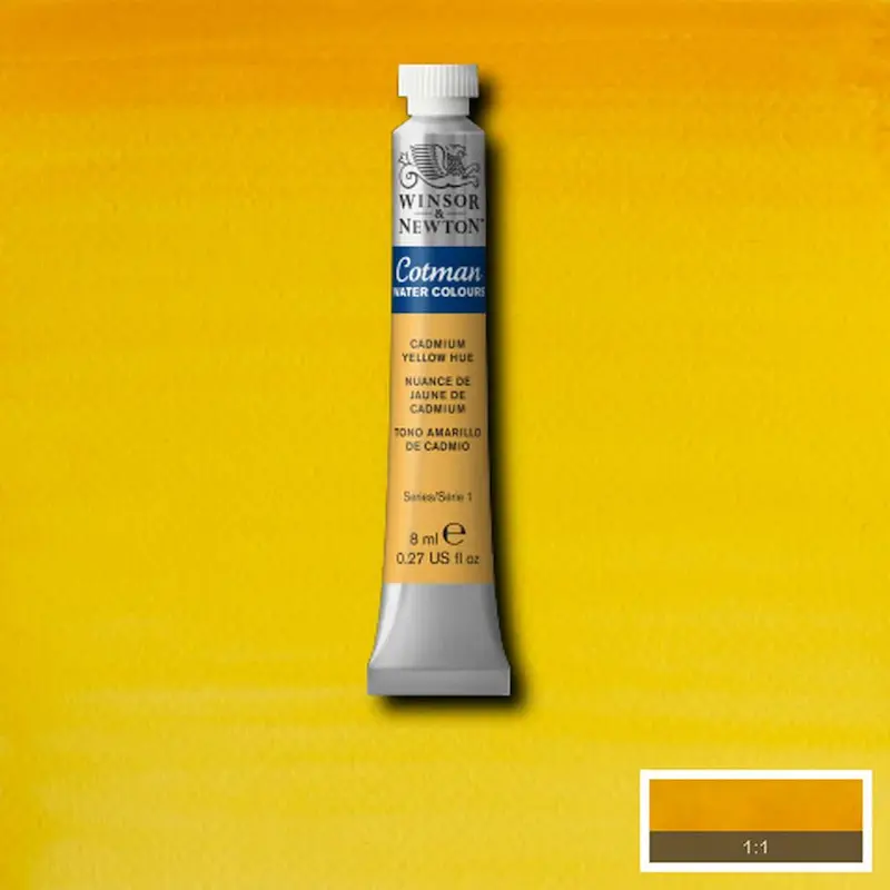 آبرنگ تیوپی کاتمن وینزور/ Cadmium Yellow Hue