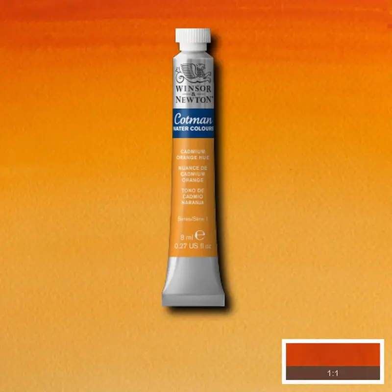 آبرنگ تیوپی کاتمن وینزور/ Cadmium Orange Hue