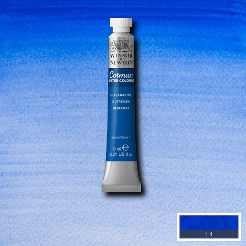 آبرنگ تیوپی کاتمن وینزور/ Ultramarine