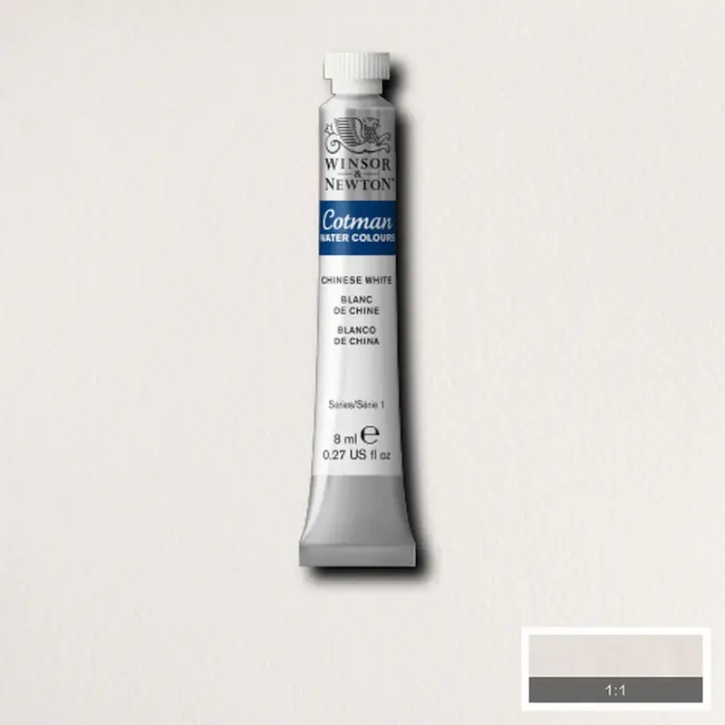 آبرنگ تیوپی کاتمن وینزور/ Chinese White