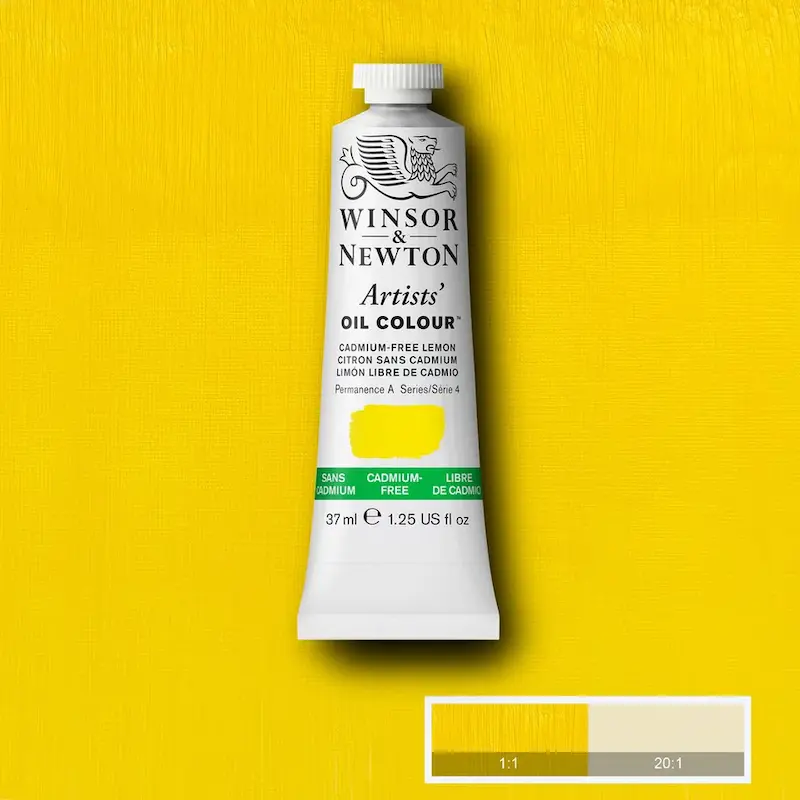 رنگ روغن آرتیست وینزور 898/ Cadmium-Free Lemon  