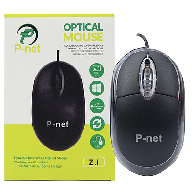 ماوس پی نت مدل Z-1 ا Pnet Z.1 Wired Mouse