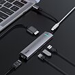 هاب 6 پورت USB-C بیسوس مدل CAHUB-J0G