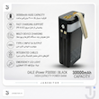 پاور بانک ۳۰۰۰۰ میلی‌آمپر اوئل OALE iPower P30000 22.5W Fast Charge