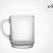 ست چای خوری 4 نفره دسته دار   (الوان) کد 17835 لیمون