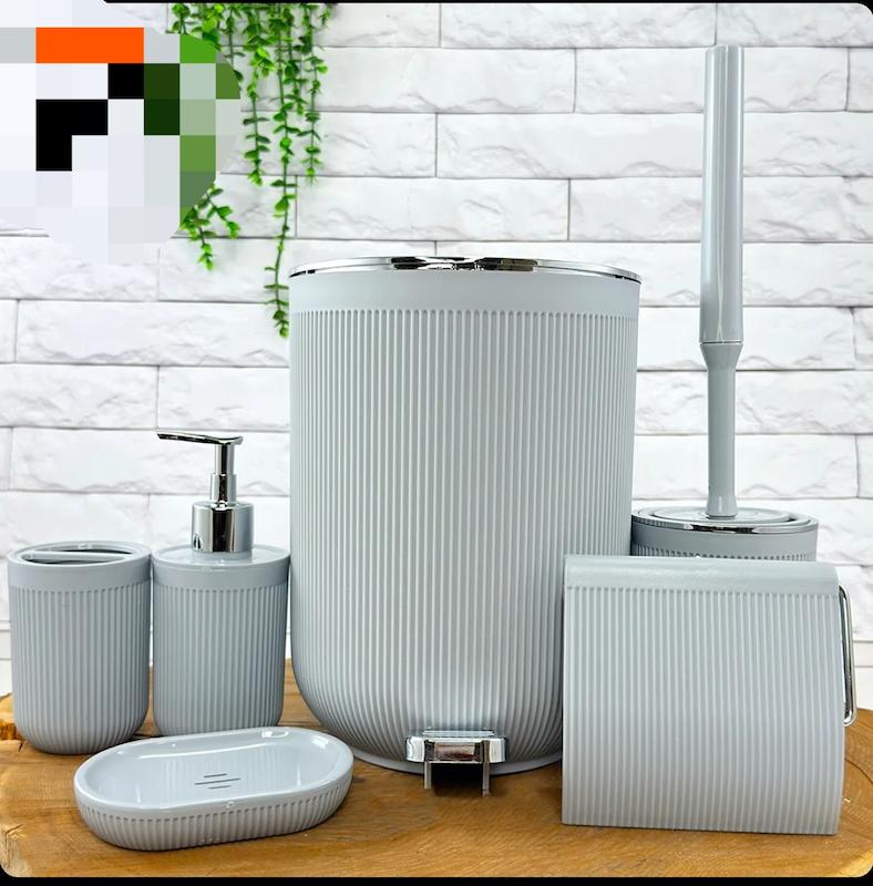 ست سرویس بهداشتی پادیز 6 پارچه پدالی