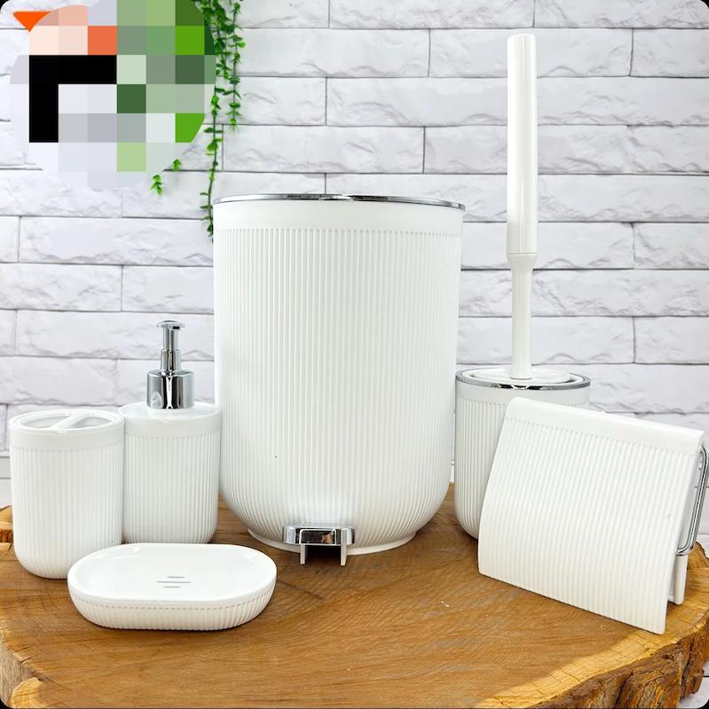 ست سرویس بهداشتی پادیز 6 پارچه پدالی