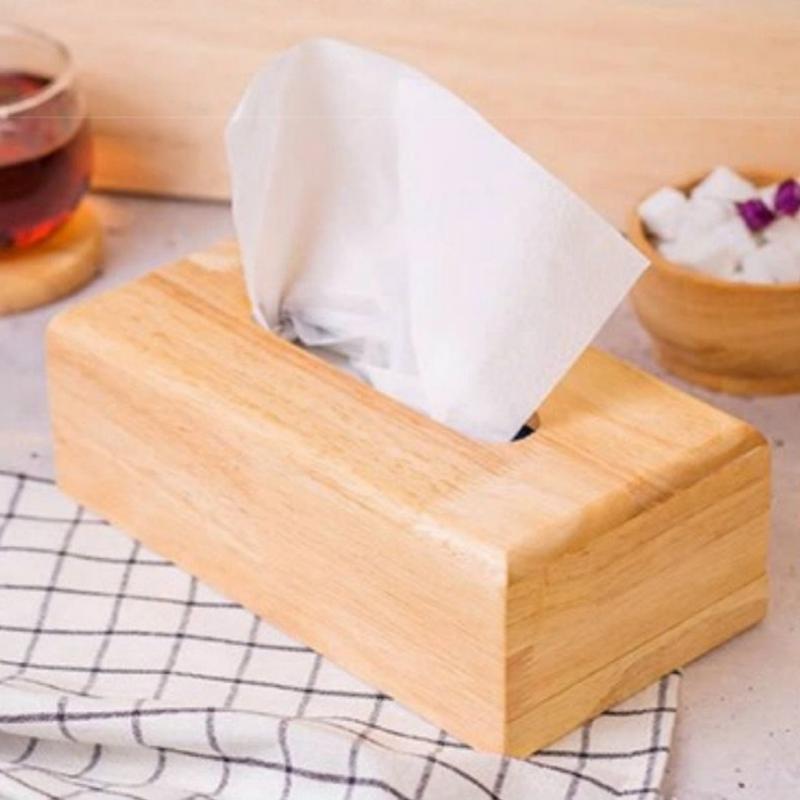 جا دستمال چوبی 