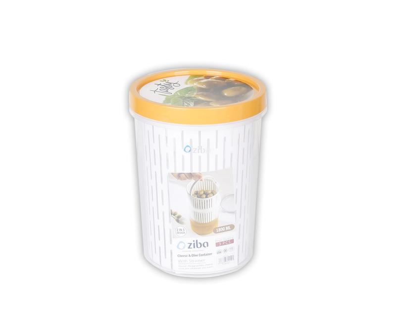 ظرف پنیر و زیتون زیباسازان ZIBASAZAN مدل پارمزان 1800 میل کد 31459