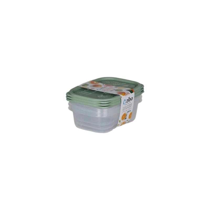 ست ظرف نگهدارنده زیباسازان ZIBASAZAN مدل کروسان 300 میل کد 35242