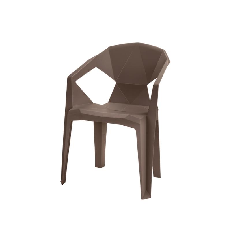 صندلی دسته دار پلیمری پولاد مدل F-22 کد 204