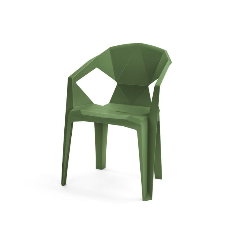 صندلی دسته دار پلیمری پولاد مدل F-22 کد 204