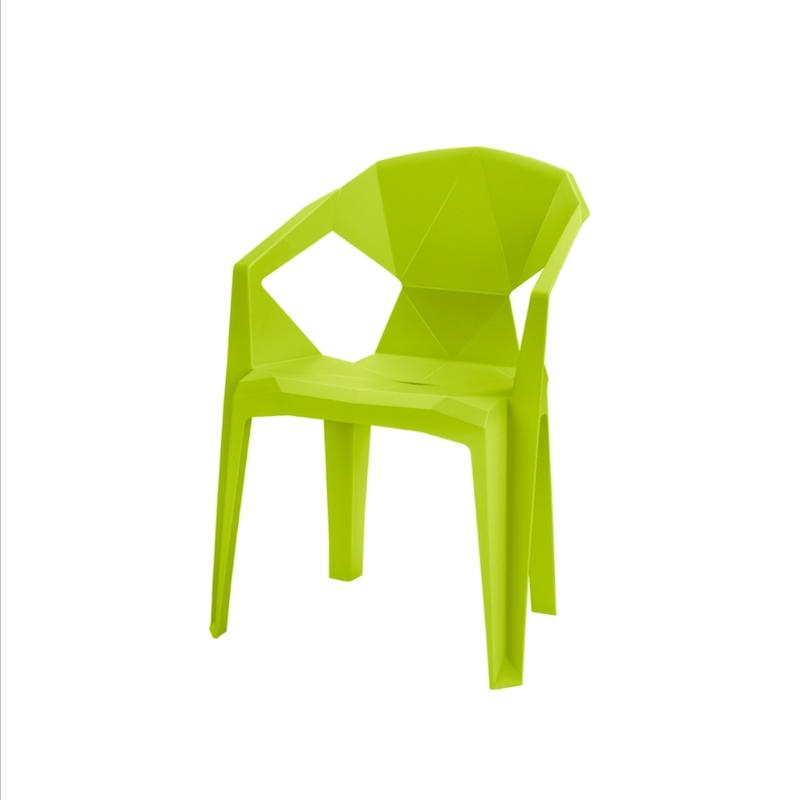 صندلی دسته دار پلیمری پولاد مدل F-22 کد 204