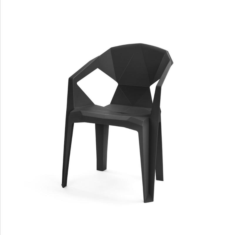 صندلی دسته دار پلیمری پولاد مدل F-22 کد 204