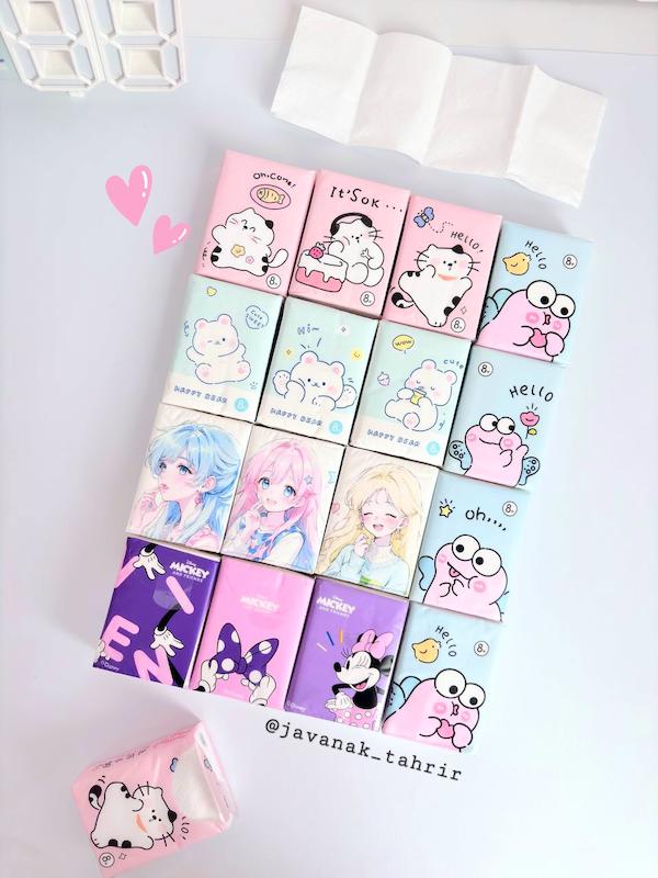 دستمال کاغذی جیبی فانتزی