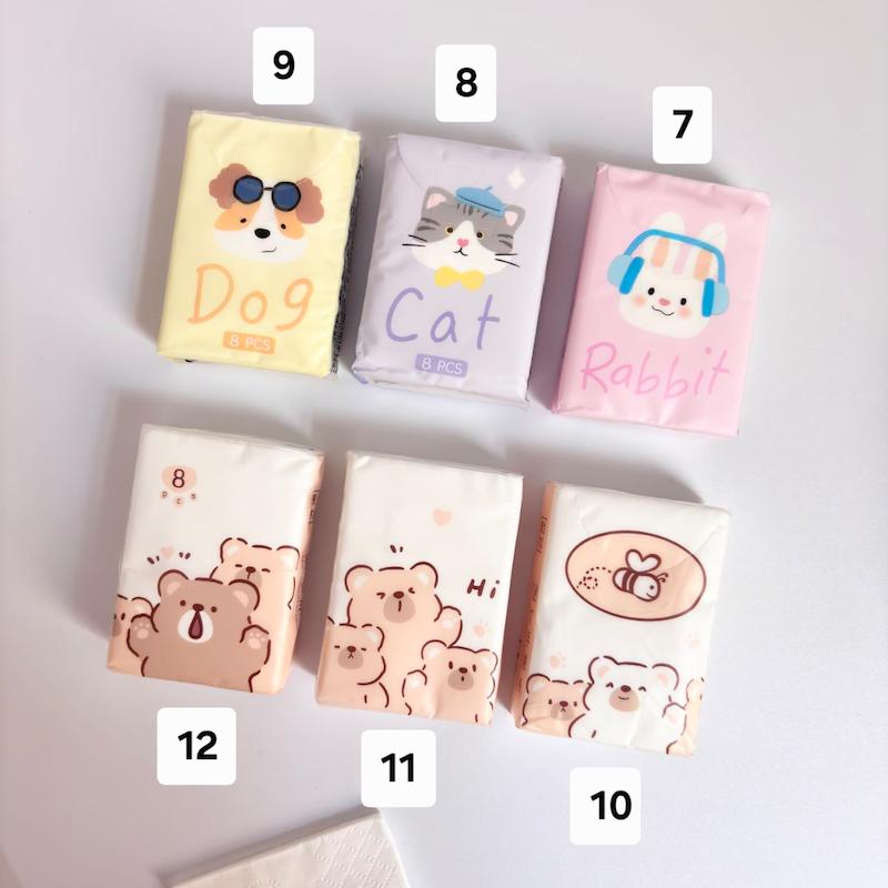 دستمال کاغذی جیبی فانتزی✨️🎀