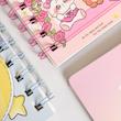 دفترچه سیمی فانتزی طرح تدی و بانی🧸🌙🐰⭐️