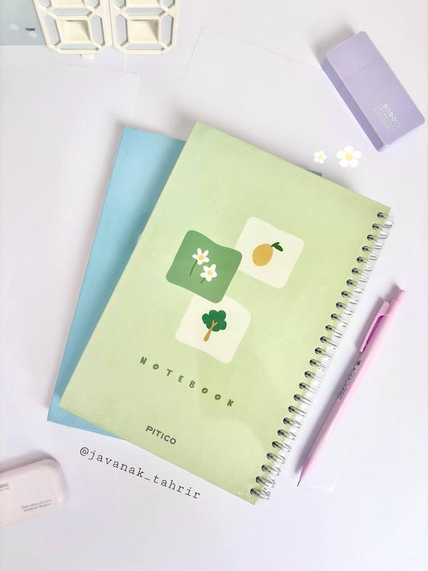 دفتر جلد سخت سیمی ۱۰۰ برگ