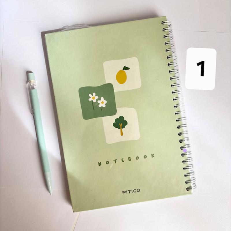 دفتر سیمی جلد سخت ۱۰۰ برگ