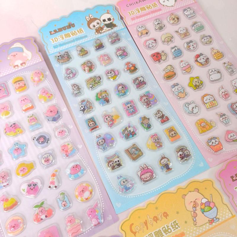 استیکر سه بعدی برجسته فانتزی