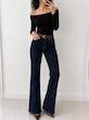 Deep Navy Bootcut Jean | ZARA