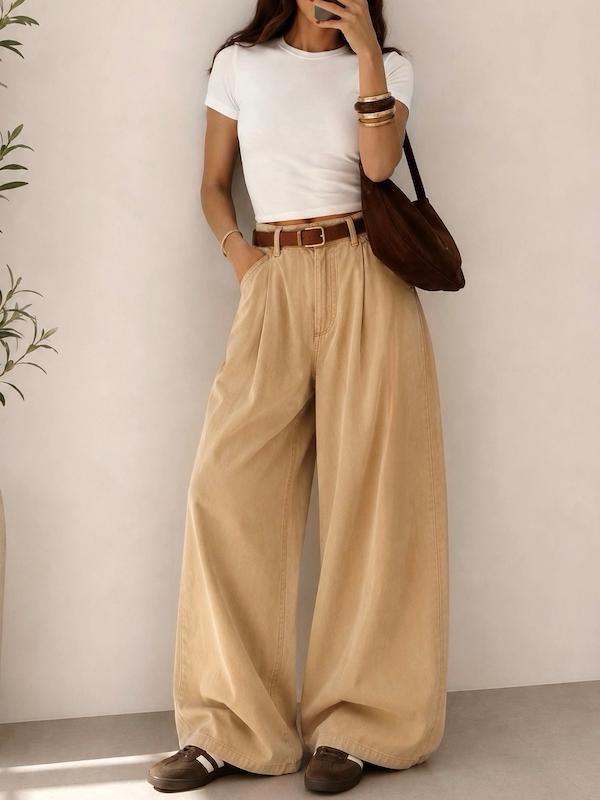 جین وایدلگ پیله دار ZARA