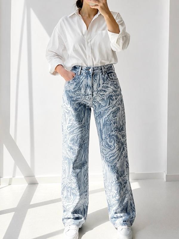 جین استریت طرح موج Vero Moda