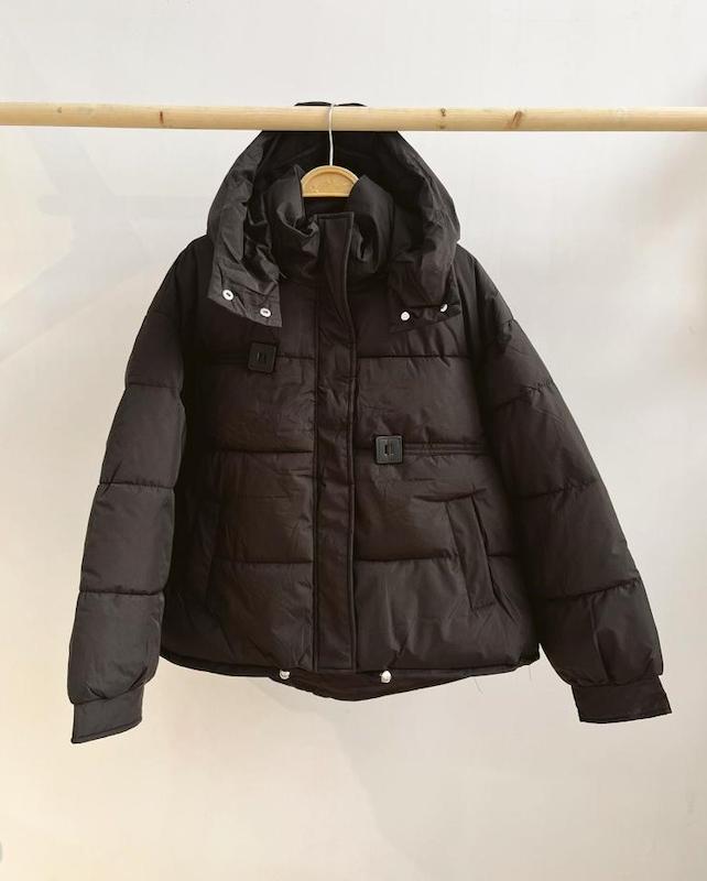 کاپشن کلاه دار