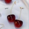 گوشواره گیلاسی قرمز